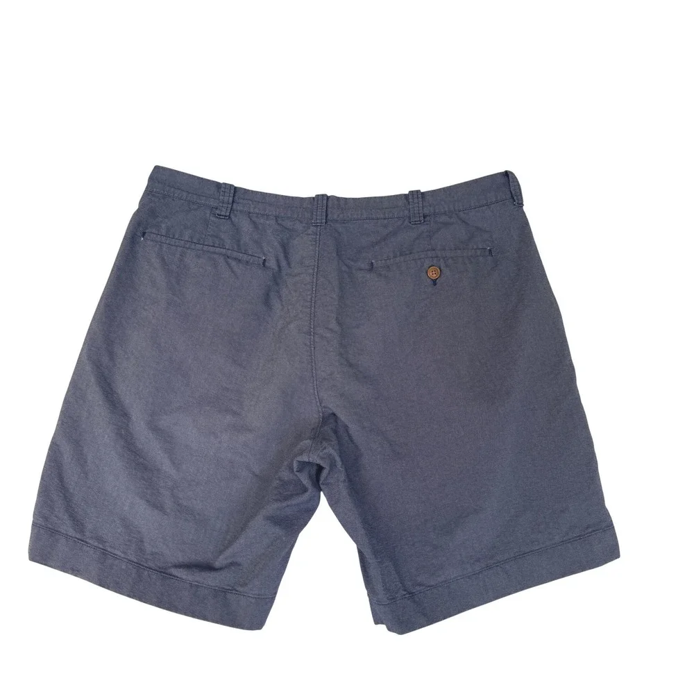 J.Crew Sunwashed Oxford Mens 36 Navy Blue 100% Cotton Chambray